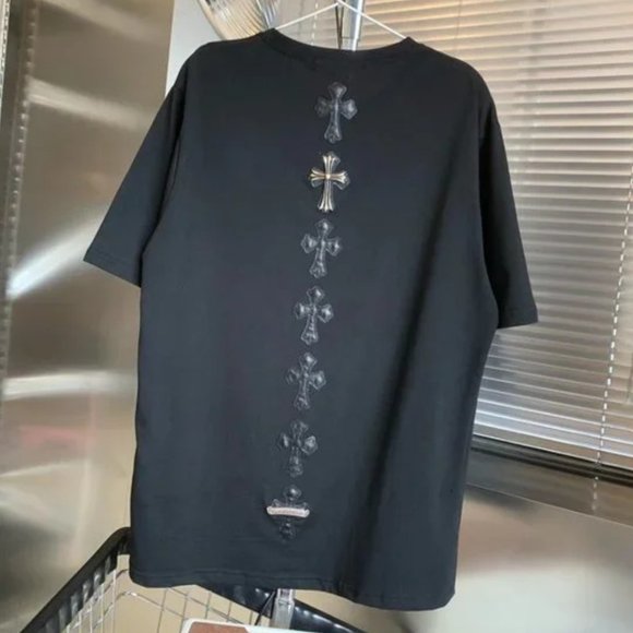 Black Chrome hearts short Sleeve T-shirt